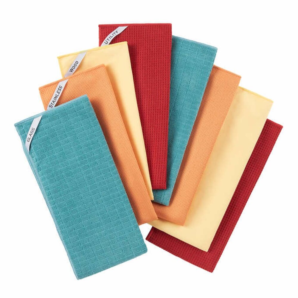 Town & Country Microfiber Cleaning Cloths, 8-piece Set, NWT